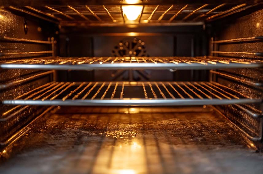 how to clean oven racks